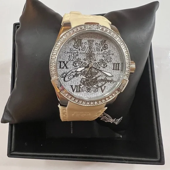 Christian Audigier White and Tan Watch Christian Audigier Women main image 2
